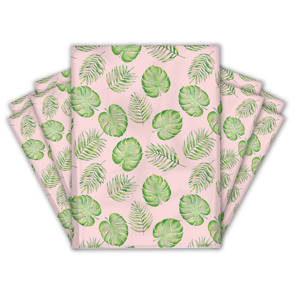 50 10X13 Poly Mailers Palm Leaves, Shipping Envelopes PRICE IS FIRM - Picture 12 of 12
